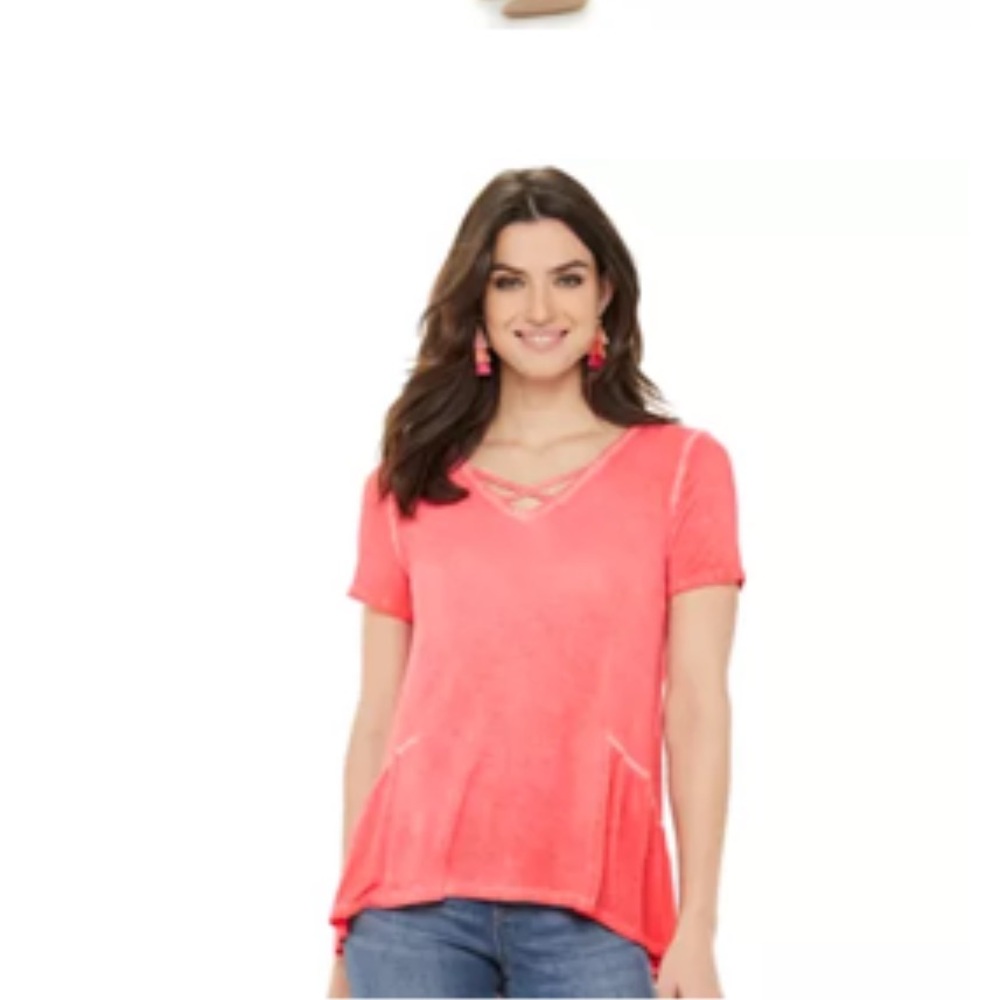 Rock & Republic criss cross top